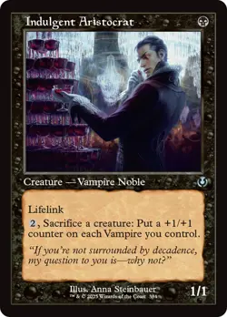 Indulgent Aristocrat (Retro Frame) [Innistrad Remastered] Near Mint - Image 1