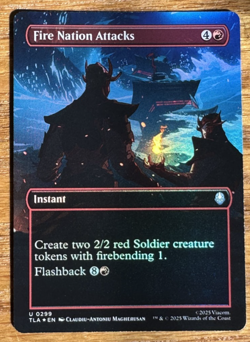 MTG Avatar: The Last Airbender, Fire Nation Attacks - Borderless Foil - Image 1