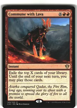 COMMUNE WITH LAVA Commander 2020 #149 C20(NM+)(MTG) - Image 1
