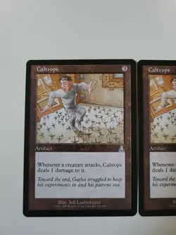 Caltrops X2 MTG Urza's Destiny Lightly Played Magic The Gathering Artifact - Image 2