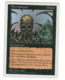 MTG Necropotence 5th Edition Magic The Gathering TCG - Image 1