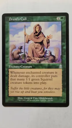Druid's Call Magic The Gathering Odyssey Umcommon NM - Image 1