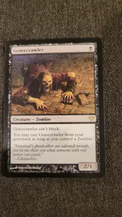 MTG Gravecrawler Dark Ascension Regular Rare NM - Image 1