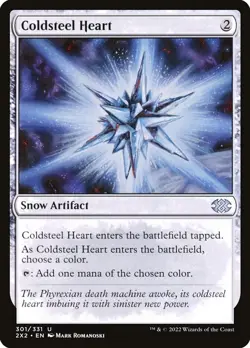 Coldsteel Heart: MtG Magic the Gathering Double Masters 2022 Uncommon - Image 1