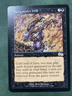 1x Yawgmoth's Will - Urza's Saga - NM/Near Mint - Image 1