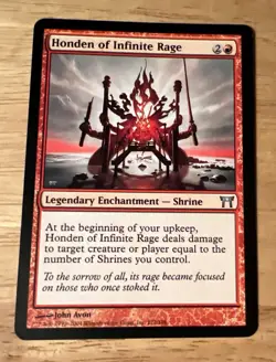 Mtg - Honden of Infinite Rage - Champions of Kamigawa - Lp - Image 1