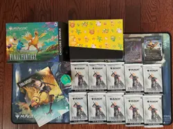Magic: The Gathering - Final Fantasy Chocobo Bundle *Opened, NO Chocobo Booster* - Image 1
