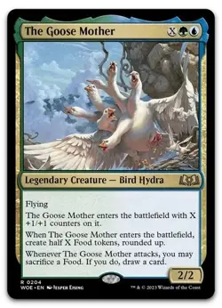 The Goose Mother #204 (NM) Wilds of Eldraine WOE Magic MTG - Image 1