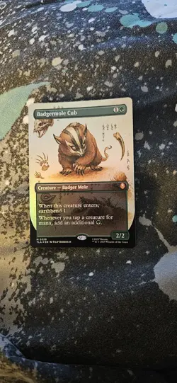 MTG Badgermole cub Mythic rare Avatar the last airbender FOIL - Image 1