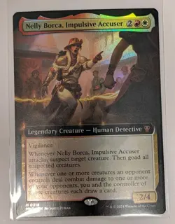 Nelly Borca, Impulsive Accuser Extended Art Murders at Karlov Manor - MTG MYTHIC - Image 1