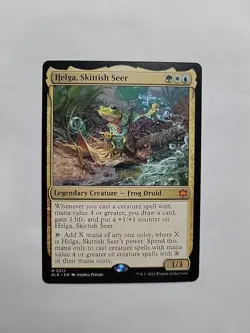 MTG - Helga, Skittish Seer _ Bloomburrow Regular Mythic #0217 - Image 1