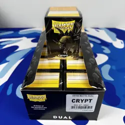 Dual Matte Crypt Case Display Dragon Shield Standard Size Sleeves - 10 Packs - Image 1