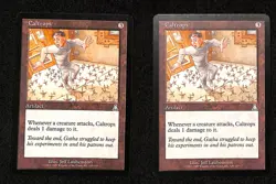 Magic The Gathering LOT - Caltrops x2 - Urza's Destiny Near Mint Pack Fresh - Image 1