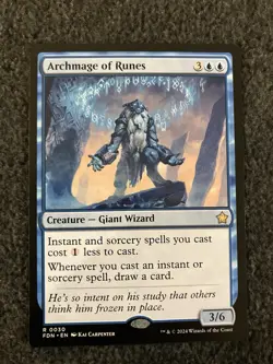 Magic The Gathering MTG - Archmage of Runes - Foundations - Image 1
