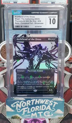 CGC 10 - All Will Be One - Archfiend of the Dross (Compleat Foil) Showcase - Image 1