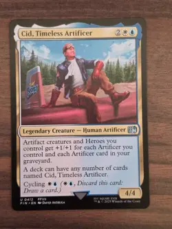 MTG Cid, Timeless Artificer (0412), NM-Mint, English Final Fantasy Regular - Image 1
