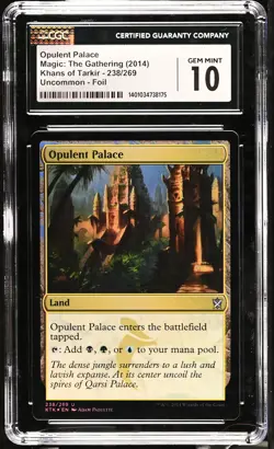 OPULENT PALACE Khans of Tarkir Foil CGC 10 Gem Mint MTG [Nostalgium] - Image 1