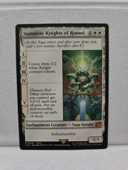 Summon: Knights of Round M 0036 Magic the Gathering Card Final Fantasy Regular - Image 1