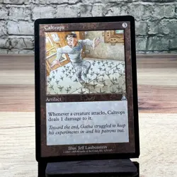 Caltrops Urza's Destiny NM Artifact Uncommon MAGIC THE GATHERING CARD - Image 1