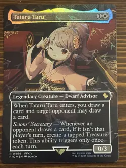 Tataru Taru (Borderless) (CHOCOBO TRACK FOIL) Commander: Final Fantasy Foil - Image 1