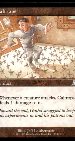 MTG Caltrops LP Light Play Urza's Destiny [1840] - Image 1