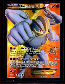 Machamp EX Pokemon TCG: 90/98 XY Ancient Origins Holo Full Art LP/NM 0408#29 - Image 1