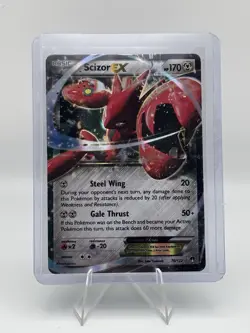 Scizor EX 76/122 NM/LP XY Breakpoint Full Art Rare Holo Pokemon NM Worth Grading - Image 1