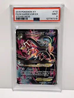 2016 POKEMON XY FA/M GARDEVOIR EX #112 STEAM SIEGE PSA 9 MINT - Image 1