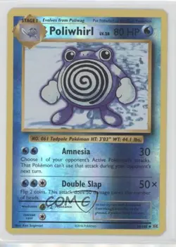 Poliwhirl Reverse Foil Pokemon XY Evolutions 20th Anniversary #24 - Image 1