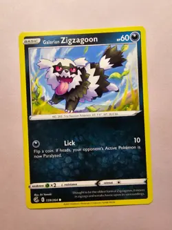 Galarian Zigzagoon 159/264 - Pokemon TCG - SWSH - Fusion Strike - Multi Buy - Image 1