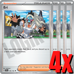 4x Eri 146/162 x4 - Temporal Forces - Pokemon TCG - Playset - Image 1