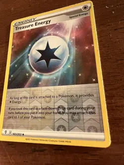 Pokemon TCG Treasure Energy Evolving Skies 165/203 Reverse Holo Uncommon Mint - Image 3