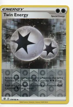 Twin Energy Reverse Holo - 174/192- Rebel Clash Pokemon - Image 1