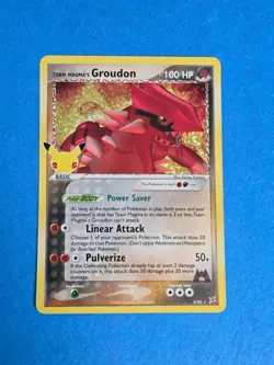 Team Magma Groudon Holo Pokemon Celebrations Collection 25th Anniversary 9/95 - Image 1
