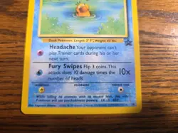 Pokemon Wotc Black Star Promo # 20 PSYDUCK NM,,,,,read - Image 3