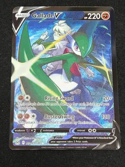 Gallade V TG19/TG30 Lost Origin Trainer Gallery Full Art Holo Pokemon TCG MINT - Image 1