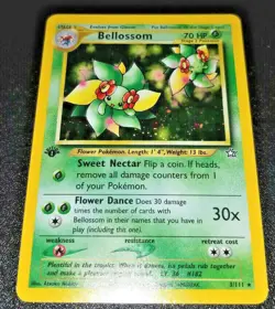 Bellossom 3/111 1st Edition Holo Rare Pokemon Neo Genesis Vintage WotC Near Mint - Image 2