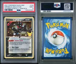2021 Pokemon SWSH BLACK STAR PROMO CELEBRATIONS #144 GRENINJA GOLD STAR PSA 9 ?? - Image 3