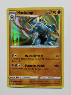 Pokemon TCG *Machamp* 026/073 Champions Path Rare Holo *NEW* - Image 1