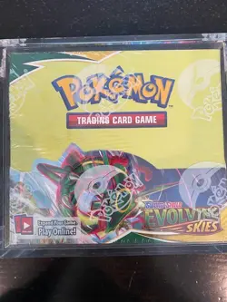 Pokemon Sword & Shield Evolving Skies Booster Box w/ Case FACTORY SEALED NEW - Image 1