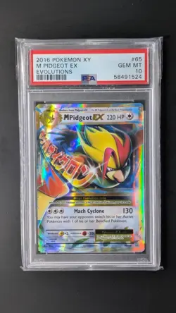 M Pidgeot EX - 65/108 - Holo - XY Evolutions - 2016 - Pokemon - PSA 10 - Image 1