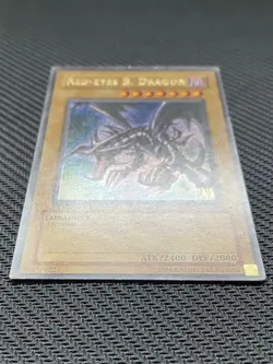 Yugioh Red-Eyes B. Dragon LOB-070 Ultra Rare 1st Edition American English - Image 4