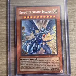 Blue Eyes Shining Dragon Secret Rare Reprint 2025 RP02-EN096 Unlimited - Image 1