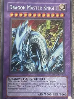 Yu-Gi-Oh Dragon Master Knight RP02-EN097 Retro Pack 2 Unlimited REPRINT 2025 - Image 1