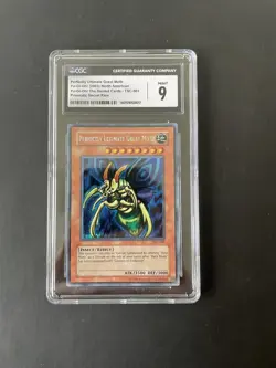 Perfectly Ultimate Great Moth TSC-001 - Prismatic Secret Rare Yugioh CGC 9 - Image 1