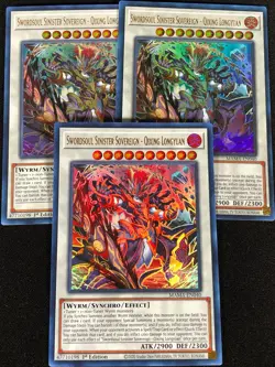 Yugioh Swordsoul Sinister Sovereign Qixing Longyuan MAMA-EN040 1ST ULTRA x3 (NM) - Image 1