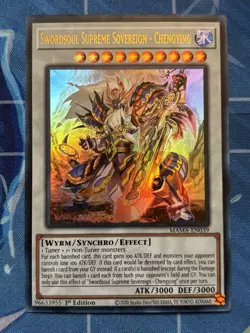 1x (NM) Swordsoul Supreme Sovereign - Chengying MAMA-EN039 Yugioh Ultra Rare 1st - Image 1