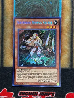 Yugioh Subterror Nemesis Archer INOV-EN082 Secret Rare 1st Ed NM - Image 1