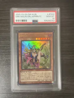 2025 YU-GI-OH! JAPANESE ALIN-DARK MAGICIAN GIRL THE MAGICIAN'S APPRENTICE PSA 10 - Image 1