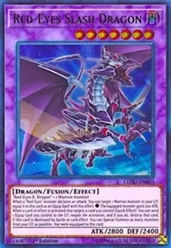 Red-Eyes Slash Dragon - 1st Edition Legendary Duelists NM YuGiOh - Image 1